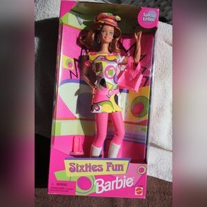 Sixties Fun Barbie Special Edition Fashion Doll Mattel 1997 (Red Hair)
